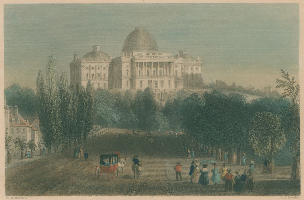 Bartlett, W.H.  “View of the Capitol at Washington”