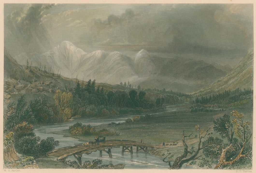Bartlett, W.H.  “Mount Washington, and the White Hills. (From near Crawford's)” [NH]