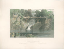 Load image into Gallery viewer, Bartlett, W.H. “Bridge at Norwich.” (Connecticut)