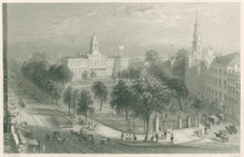 Load image into Gallery viewer, Bartlett, W.H. “The Park and City Hall, New York”