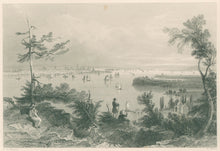Load image into Gallery viewer, Bartlett, W.H.  “View of New York from Weehawken”
