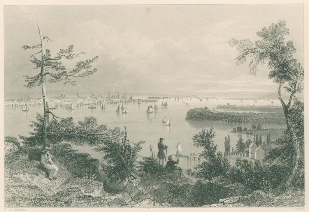 Bartlett, W.H.  “View of New York from Weehawken”