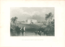 Load image into Gallery viewer, Bartlett, W.H.  “The Presidents House, From the River”
