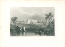 Load image into Gallery viewer, Bartlett, W.H.  “The Presidents House, From the River”