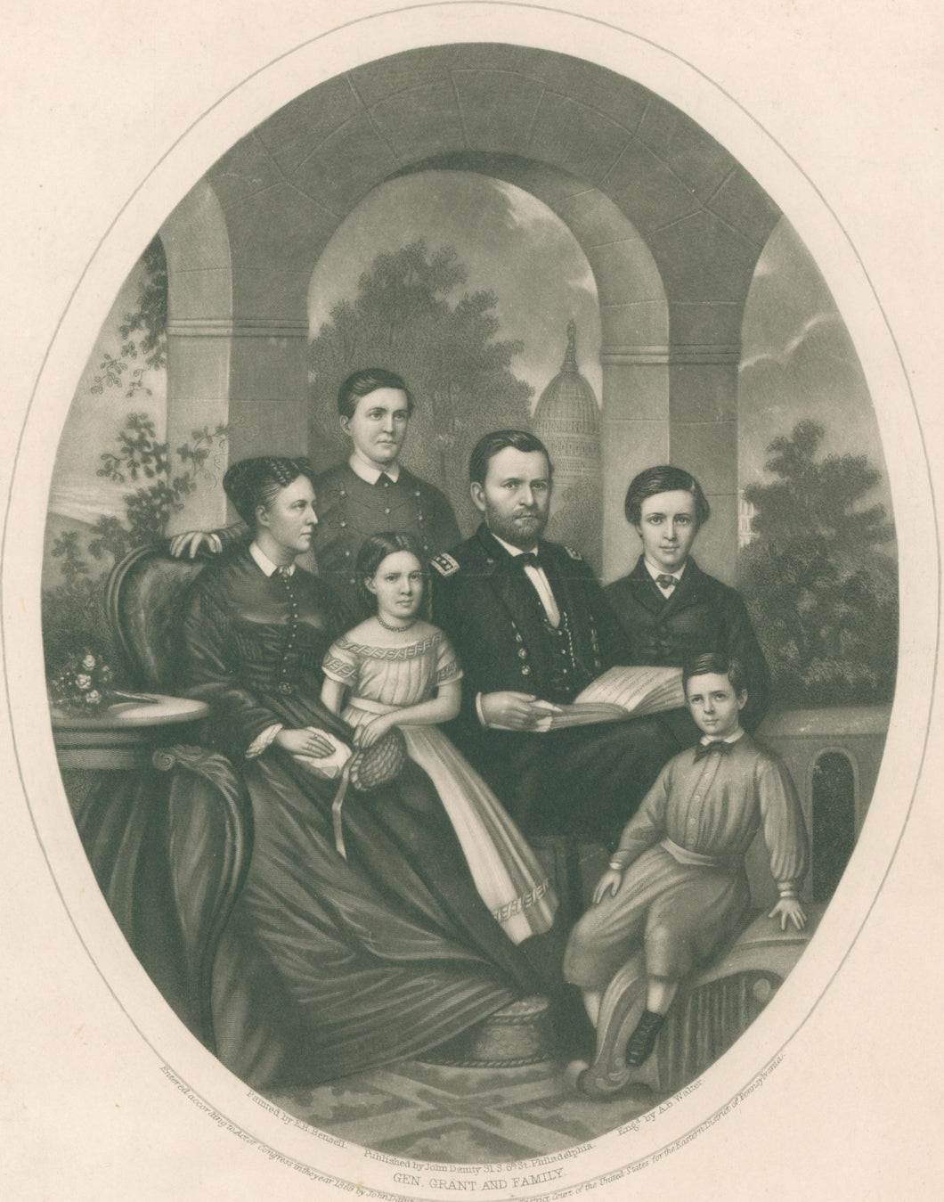 Bensell, E.B. “Gen. Grant and Family