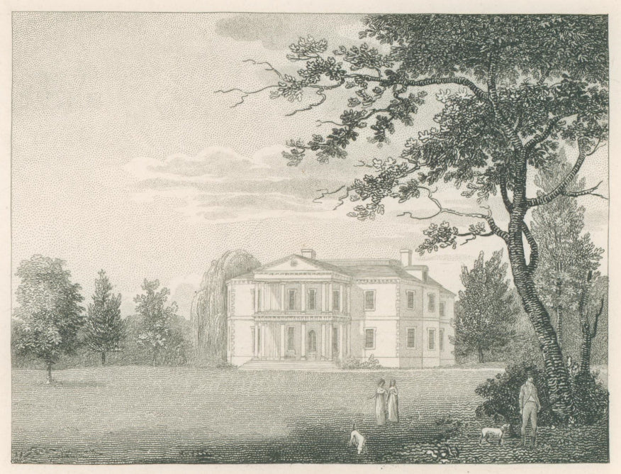 Birch, William  “Landsdown the Seat of the late Wm. Bingham Esq. Pennsylvania.  Built by John Penn, Governor of Penn 1763-1776.”  [near Memorial Hall, West Philadelphia]