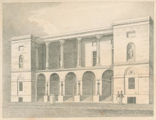 Load image into Gallery viewer, Birch, William  “The New Theatre in Chestnut Street Philadelphia. Built 1822.  Taken down 1856.  Published by Wm. Birch 1823.”