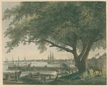 Load image into Gallery viewer, Birch, William Russell “Frontispiece.  The City &amp; Port of Philadelphia, on the River Delaware from Kensington”
