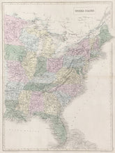 Load image into Gallery viewer, Unattributed  “United States.”  From "Black’s General Atlas"