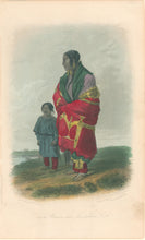 Load image into Gallery viewer, Bodmer, Karl.  “Dacota Woman and Asssiniboin Girl.”