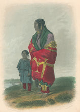 Load image into Gallery viewer, Bodmer, Karl.  “Dacota Woman and Asssiniboin Girl.”