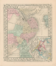 Load image into Gallery viewer, Mitchell, S.A. Jr. “Plan of Boston.”