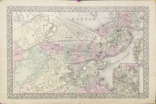 Load image into Gallery viewer, Mitchell, S.A. Jr. "Plan of Boston."
