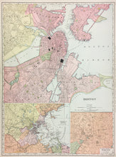 Load image into Gallery viewer, Rand, McNally "Boston."