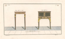 Load image into Gallery viewer, Boucher, Juste-François Plate 3(a).  “Petite table à tiroir.  Petite Chiffonière”