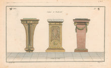 Load image into Gallery viewer, Boucher, Juste-François Plate 3(b).  “Gaines et Piedestal”