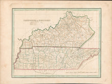 Load image into Gallery viewer, Bradford, Thomas G.  “Tennessee & Kentucky"