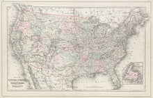 Load image into Gallery viewer, Williams, W.  “Map of the United States and Territories with Canada"