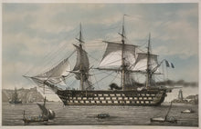 Load image into Gallery viewer, Le Breton, Louis "Le Louis XIV. Vaisseau de 1er Rang. Servant D'Ėcole Aux Matelots-Canonniers, en Rade de Brest."