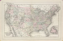 Load image into Gallery viewer, Bradley, W.M. "Map of the United States, and Territories. Together with Canada &c."