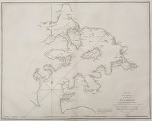 Load image into Gallery viewer, La Pérouse, Jean-François Galaup de "Plan of the Entrance of the Port of Bucarelli on the North West Coast of America, ..."
