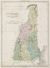 Load image into Gallery viewer, Buchon, Jean Alexandre C. after Carey & Lea. "Carte Géographique, Statistique et Historique De New Hampshire."