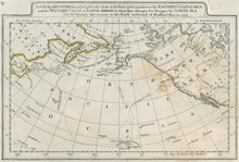 Load image into Gallery viewer, Carey, Mathew  “A Map of the Discoveries made by Captn.s Cook &amp; Clerke in the Years 1778 &amp; 1779 between the Eastern Coast of Asia and the Western Coast of North America . . .” (1814)
