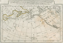 Load image into Gallery viewer, Carey, Mathew “A Map of the Discoveries made by Captn.s Cook & Clerke in the Years 1778 & 1779 between the Eastern Coast of Asia and the Western Coast of North America . . .” (1814)
