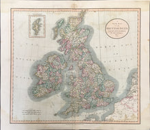 Load image into Gallery viewer, Cary, John “A New Map of the British Isles…” From "Cary’s New Universal Atlas"