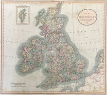 Load image into Gallery viewer, Cary, John “A New Map of the British Isles…” From "Cary’s New Universal Atlas"