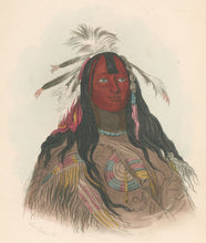 Load image into Gallery viewer, Catlin, George  "H'co-a-h'co-a-h'cotes-min. A Flat head Warrior."