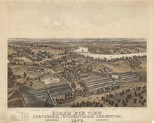 Load image into Gallery viewer, Poleni, Theodore “Bird's Eye View. Centennial International Exhibition. Fairmount Park, Philadelphia. 1876"