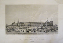 Load image into Gallery viewer, Pettit & Wilson "Machinery Hall. International Exhibition, 1876. Fairmount Park, Philadelphia"