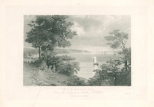 Load image into Gallery viewer, Chapman, John G. "Weehawken, From the Elysian Fields, Hoboken."