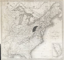 Load image into Gallery viewer, Chevalier, Michel  “Carte Générale des Estats-Unis 1840"
