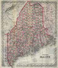 Load image into Gallery viewer, Colton, G.W & C.B. "Colton's Maine"