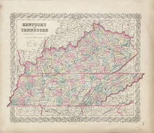Load image into Gallery viewer, Colton, J.H. "Kentucky and Tennessee"