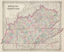 Load image into Gallery viewer, Colton, J.H. "Kentucky and Tennessee"