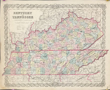 Load image into Gallery viewer, Colton, J.H. "Kentucky and Tennessee"