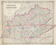Load image into Gallery viewer, Colton, J.H. "Kentucky and Tennessee"