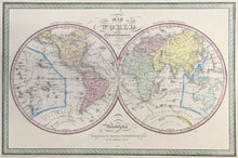 Load image into Gallery viewer, Young, J.H. "A New Map of the World on the Globular Projection"