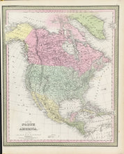 Load image into Gallery viewer, Thomas, Cowperthwait & Co. "Map of North America"