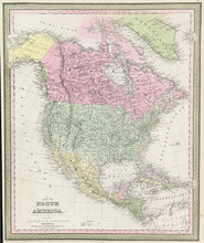 Load image into Gallery viewer, Thomas, Cowperthwait & Co. "Map of North America"