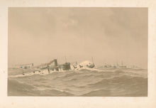 Load image into Gallery viewer, Cozzens, Fred. S. "Monitors Passaic, Monadnock, Nantucket, Keokuk and New Ironsides." Pl. 13