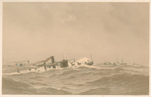 Load image into Gallery viewer, Cozzens, Fred. S. "Monitors Passaic, Monadnock, Nantucket, Keokuk and New Ironsides." Pl. 13