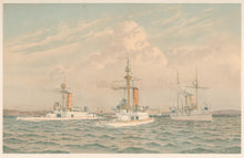 Load image into Gallery viewer, Cozzens, Fred. S. The Amphitrite, Puritan, Montgomery and Ericsson." pl. 21