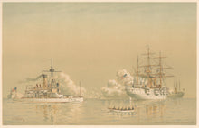 Load image into Gallery viewer, Cozzens, Fred. S. "The Miantonomoh and Newark." Pl. 5
