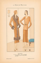Load image into Gallery viewer, Patou, Jean “Ecaille.” No. 10-11.  From "Les Créations Parisiennes, La Mode est un Art"