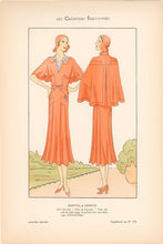 Load image into Gallery viewer, Martial & Armand “Poil de Carotte.” No. 131-132.  From "Les Créations Parisiennes, La Mode est un Art"