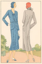 Load image into Gallery viewer, Bernard & Cie.  “Tamise” & “Rapide.” No. 133-134.  From "Les Créations Parisiennes, La Mode est un Art"